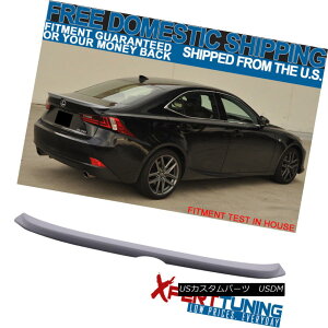 GAp[c Fit 14 15 16 Lexus IS250 IS350 IS300 OE F-Sport Trunk Spoiler Unpainted - PU tBbg14 15 16NTXIS250 IS350 IS300 OE F-X|[cgNX|C[h - PU