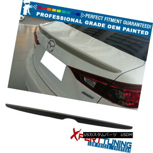 GAp[c Fit 14-17 Mazda3 Flush Mount Factory Painted ABS Trunk Spoiler OEM Painted Color tBbg14-17 Mazda3tbV}EgHhABSgNX|C[OEMhF