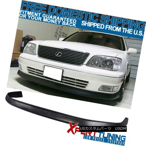 GAp[c Fit 98 99 00 Lexus LS400 VIP Style Front Bumper Lip - Urethane tBbg98 99 00NTXLS400 VIPX^Ctgop[bv - E^
