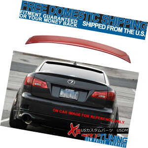 �G�A���p�[�c Fit 06-13 Lexus IS250 IS350 OE Factory Roof Spoiler#3R1 Painted Matador Red Mica �t�B�b�g06-13���N�T�XIS250 IS350 OE�t�@�N�g���[���[�t�X�|�C���[��3R1�h���}�^�h�[�����b�h�}�C�J