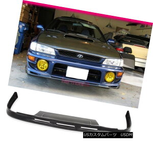 GAp[c Fits 97-01 Subaru Impreza WRX Front Bumper Lip Spoiler Bodykit P1 Style PU tBbg97-01XoCvbTWRXtgop[bvX|C[{fBLbgP1X^CPU