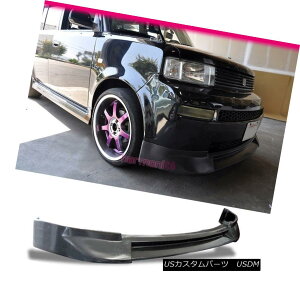 GAp[c Fits 03-07 Scion xB Base Wagon 4-Door Front Bumper Lip PU Spoiler Bodykit tBbg03-07VIxBx[XS4hAtgop[bvPUX|C[{fBLbg