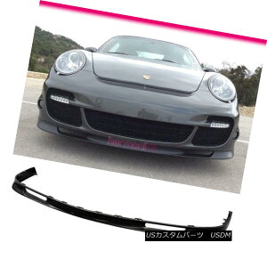 GAp[c Fits 06-12 Porsche Turbo 911 997 Aero OE Style Front Bumper Lip PU tBbg06-12|VF^[{911 997GAOEX^Ctgop[bvPU