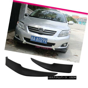 GAp[c Fits 09 10 Toyota Corolla OE Style PP Polypropylene Front Bumper Lip Spoiler tBbg10 09g^J[OEX^CPP|vstgop[bvX|C[