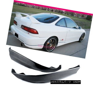 GAp[c Fits 98-01 Acura Integra Rear Bumper Lip Spoiler 2PCS PU Poly Urethane T-R Style tBbg98-01 Acura IntegraAop[bvX|C[2PCS PU|E^T-RX^C