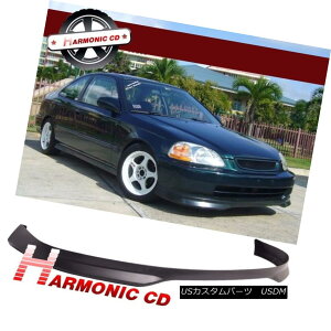 �G�A���p�[�c Fits 96-98 Honda Civic Type R Front Bumper Lip Spoiler Bodykit Polypropylene �t�B�b�g96-98�z���_�V�r�b�N�^�C�vR�t�����g�o���p�[���b�v�X�|�C���[�{�f�B�L�b�g�|���v���s����