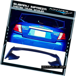 エアロパーツ For 08-14 WRX STI Trunk Spoiler OEM Painted Color #02C World Rally Blue Pearl 08-14 WRX STIトランク・スポイラーOEM塗装カラー#02C World Rally Blue Pearl