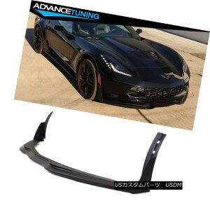 GAp[c Fits 14-18 Chevrolet Corvette C7 Z07 Stage 3 Front Bumper Lip PU Unpainted Black tBbg14-18V{[RxbgC7 Z07Xe[W3tgop[bvPUh