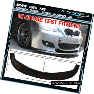 GAp[c Fit For 04-10 BMW E60 M5 Carbon Fiber Under Front Bumper Lip Spoiler Splitter tgop[bvX|C[Xvb^04-10 BMW E60 M5J[{t@Co[ɓK