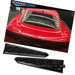 �G�A���p�[�c For 16-18 Chevy Camaro Rear Window Louvers Visors Sun Rain Guards 16-18�V�{���[�J�}���̃��A�E�C���o�[���[�o�[�o�C�U�[�T�����C���K�[�h �y���s�A���i�z