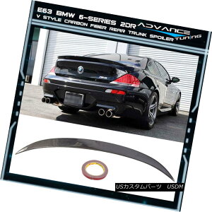 GAp[c 04-08 BMW E63 6-Series 2Dr Coupe Carbon Fiber CF V Style Rear Trunk Spoiler Wing 04-08 BMW E63 6V[Y2DrN[yYf@CF VX^C㕔gNEX|C[EEBO