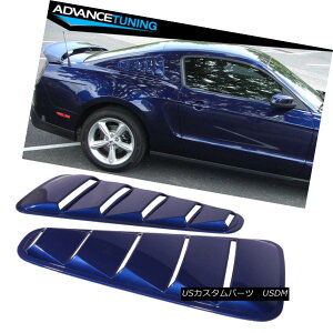 �G�A���p�[�c Fits 10-14 Mustang Window Louver Panel OEM Painted #J4 Deep Impact Blue Metallic 10-14 Mustang Window���[�o�[�p�l��OEM�h���ς݁�J4 Deep Impact Blue Metallic �y���s�A���i�z