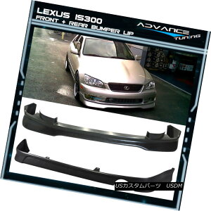 GAp[c For 01-05 Lexus IS300 AMS Style Urethane Front Bumper Lip + J Style Rear Lip 01-05NTXIS300 AMSX^CE^tgop[bv+ JX^CAbv
