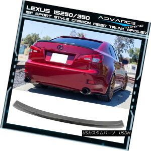 GAp[c Fits 06-13 Lexus Is250 350 ISF Sport Style Carbon Fiber CF Trunk Spoiler tBbg06-13NTXIs250 350 ISFX|[cX^CJ[{t@Co[CFgNX|C[