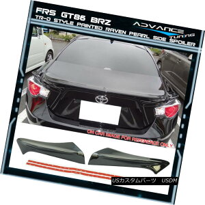 GAp[c Fit FRS GT86 FT86 BRZ TR-D OEM Painted Color # D4S Raven Pearl JDM Side Spoiler tBbgFRS GT86 FT86 BRZ TR-D OEMhJ[D4SCp[JDMTChX|C[