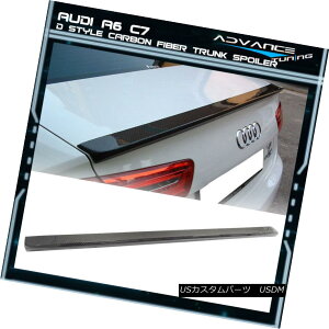 GAp[c 12-14 Audi A6 C7 D Style Carbon Fiber CF Trunk Spoiler 12-14AEfBA6 C7 DX^CJ[{t@Co[CFgNEX|C[