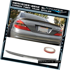 GAp[c 03-11 Benz SL Class R230 AMG Style Carbon Fiber CF Rear Trunk Spoiler 03-11xcSLNXR230 AMGX^CJ[{t@Co[CFAgNEX|C[