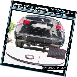 GAp[c 11-16 BMW 5-Series F10 M5 Style Sedan Rear Trunk Spoiler Wing Carbon Fiber CF 11-16 BMW 5V[YF10 M5X^CZ_AgNX|C[ECOJ[{t@Co[CF