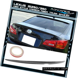 GAp[c Fits 06-13 Lexus IS250 350 4D OE Carbon Fiber CF Trunk Spoiler tBbg06-13NTXIS250 350 4D OEYf@CFgNEX|C[