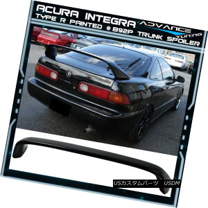 GAp[c 94-01 Integra DC2 Type R Painted # B92P Nighthawk Black Pearl Trunk Spoiler 94-01 Integra DC2^CvRhB92PiCgz[NubNp[gNX|C[