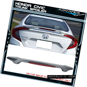 GAp[c 16-18 Honda Civic Trunk Spoiler W/ LED Brake Light Painted Lunar Silver #NH830M 16-18z_VrbNgNEX|C[iLEDu[LCghς݁jʃVo[NH830M