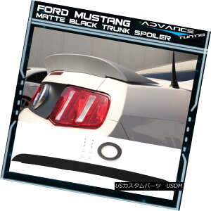 GAp[c 10-14 Ford Mustang GT 500 Cobra Matte Black Trunk Spoiler Wing Duck Tail - ABS 10-14tH[h}X^OGT 500Ru}bgubNgNX|C[ECO_bNe[ - ABS
