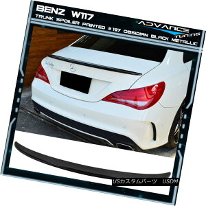 GAp[c 14-18 Benz CLA W117 Trunk Spoiler OEM Painted Color #197 Obsidian Black Metallic 14-18xcCLA W117gNEX|C[OEMhJ[197j΍^bN