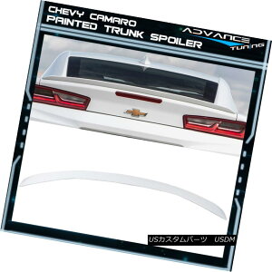�G�A���p�[�c 16-18 Chevy Camaro Factory RS LT Trunk Spoiler Painted #WA8624 Olympic White 16-18�V�{���[�J�}���H��RS LT�g�����N�X�|�C���[�h����WA8624�I�����s�b�N�z���C�g �y���s�A���i�z