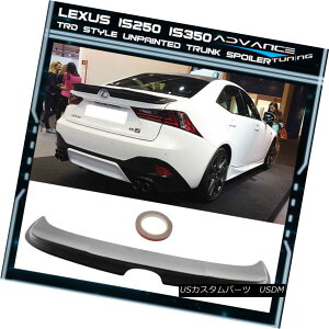 GAp[c Fits 14-16 Lexus IS250 IS300 IS350 F Sport Unpainted ABS Rear Trunk Spoiler tBbg14-16NTXIS250 IS300 IS350 FX|[chABSAgNX|C[