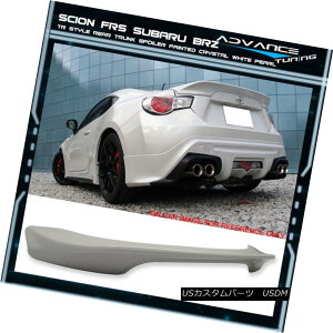 GAp[c Fit For 15-17 FRS BRZ Trunk Spoiler OE Painted Crystal White Pearl #K1X tBbg15-17 FRS BRZgNEX|C[OEhNX^zCgp[K1X