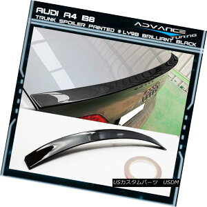 GAp[c 09-12 Audi A4 B8 A Type Trunk Spoiler OEM Painted Color # LY9B Brilliant Black 09-12AEfBA4 B8 A^CṽgNEX|C[OEMhJ[LY9BuAgEubN