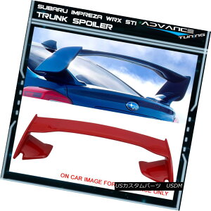 GAp[c Fits 15-18 Subaru WRX STI Trunk Spoiler Painted# M7Y Pure Red - ABS tBbg15-18XoWRX STIgNEX|C[M7YsAEbh - ABS