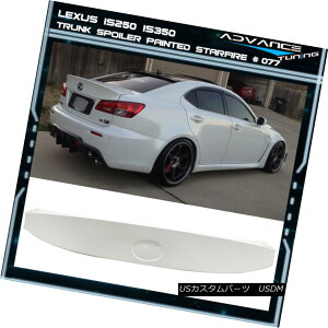 GAp[c Fits 06-13 Lexus IS250 IS350 IS-F Trunk Spoiler OEM Painted Color Starfire # 077 tBbg06-13NTXIS250 IS350 IS-FgNEX|C[OEMhJ[X^[t@CA077
