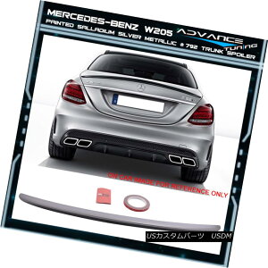 GAp[c 15-18 W205 AMG Trunk Spoiler OEM Painted Color Palladium Silver Metallic # 792 15-18 W205 AMGgNEX|C[OEMhJ[pWEVo[^bN792