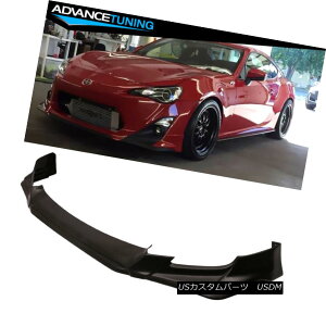 GAp[c Fits 13-16 Scion FRS RS Style Front Bumper Lip Spoiler PU Unpainted Black tBbg13-16TCIFRS RSX^Ctgop[bvX|C[PUh