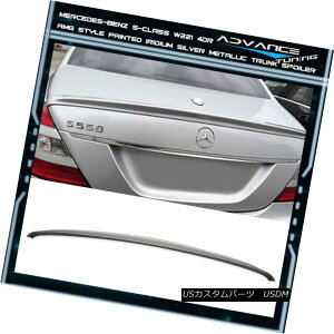GAp[c 07-13 Benz S W221 Trunk Spoiler OEM Painted Color # 744 775 Silver Metallic 07-13xcS W221gNEX|C[OEMhJ[744 775Vo[E^bN