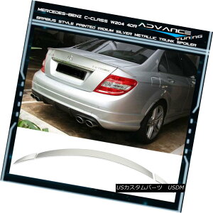 GAp[c 08-14 C-Class W204 Trunk Spoiler OEM Painted Color # 744 775 Silver Metallic 08-14 CNXW204gNEX|C[OEMhJ[744 775Vo[E^bN