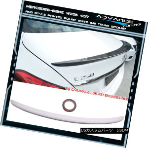 �G�A���p�[�c 15-18 W205 4Dr AMG Style ABS Trunk Spoiler OEM Painted Color Polar White # 149 15-18 W205 4Dr AMG�X�^�C��ABS�g�����N�X�|�C���[OEM�h���J���[�|�[���[�z���C�g��149 �y���s�A���i�z
