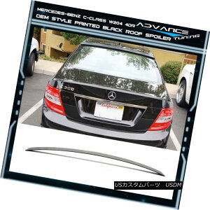 GAp[c 08-14 Benz C-Class W204 4Dr 4Door Roof Spoiler OEM Painted Color # 040 Black 08-14xcCNXW204 4Dr 4hA[tX|C[OEMhJ[040ubN