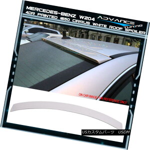 GAp[c 08-14 Benz C-Class W204 4Door Roof Spoiler OEM Painted Color # 650 Cirrus White 08-14xcCNXW204 4Door[tX|C[OEMhJ[650 Cirrus White