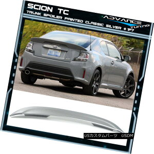 GAp[c Fit For 11-16 Scion tC Trunk Spoiler OEM Painted Color Classic Silver # 1F7 11-16VItCgNEX|C[OEMJ[ENVbNEVo[1F7̃tBbg