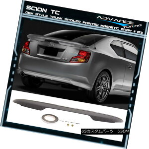 �G�A���p�[�c Fits 11-16 Scion tC OE Trunk Spoiler OEM Painted Color Magnetic Gray # 1G3 �t�B�b�g11-16�V�I��tC OE�̃g�����N�E�X�|�C���[OEM�h���J���[���C�O���[��1G3 �y���s�A���i�z