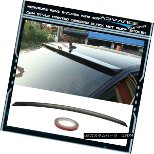 �G�A���p�[�c 10-16 Benz E-Class W212 Roof Spoiler OEM Painted Color # 197 Obsidian Black Met 10-16�x���cE�N���XW212���[�t�X�|�C���[OEM�h���J���[��197���j�΍� �y���s�A���i�z
