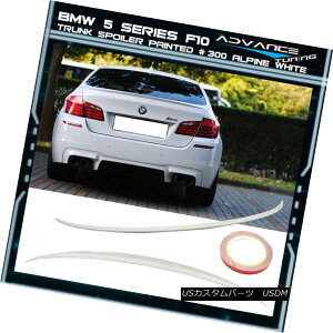 GAp[c 11-16 BMW 5 Series F10 4D M5 Trunk Spoiler OEM Painted Color # 300 Alpine White 11-16 BMW 5V[YF10 4D M5gNEX|C[OEMhJ[300ApCEzCg