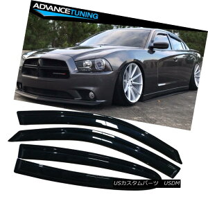 �G�A���p�[�c Fits 11-18 Dodge Charger Acrylic Window Visors 4Pc 11-18�_�b�W�`���[�W���[�A�N�������̃o�C�U�[4Pc�ɓK�� �y���s�A���i�z