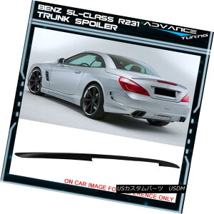 GAp[c 13-16 Benz SL-Class R231 Rear Trunk Spoiler D Style Wing Unpainted - ABS 13-16xcSLNXR231AgNX|C[DX^CECOh - ABS