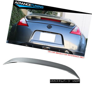 GAp[c For 09-18 Nissan 370Z Z34 Trunk Spoiler OEM Painted#K23 Liquid Platinum Metallic 09-18Y370Z Z34gNEX|C[OEMhK23 Liquid Platinum Metallic