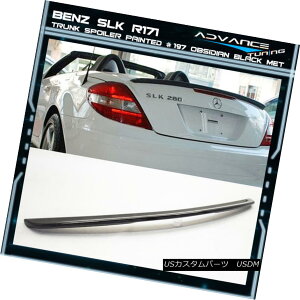GAp[c 05-10 Benz SLK R171 Trunk Spoiler OEM Painted Color # 197 Obsidian Black Met 05-10xcSLK R171gNEX|C[OEMhJ[197 Obsidian Black Met