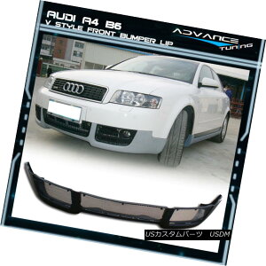 GAp[c Fits 02-04 Audi A4 B6 Front Bumper Lip Poly Urethane V-Style PU tBbg02-04AEfBA4 B6tgop[bv|E^V^PU