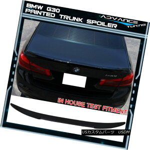 GAp[c 17 Up BMW G30 Sedan M4 V Trunk Spoiler OEM Painted #475 Black Sapphire Metallic 17AbvBMW G30Z_M4 VgNEX|C[OEMh475ubNETt@CAE^bN
